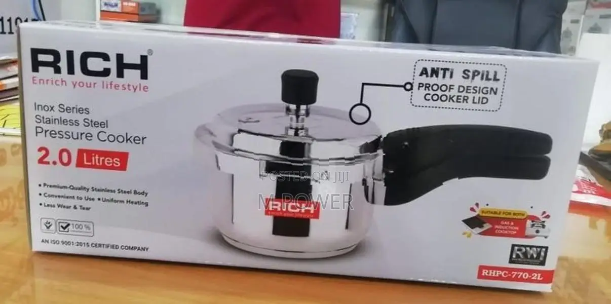 Rich Pressure Cooker Stainless Steel 2L (RHPC-770-2L)