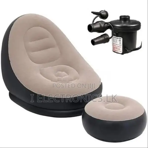 Inflatable Lounge Chair with Footrest