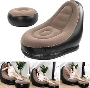 Inflatable Lounge Chair with Footrest