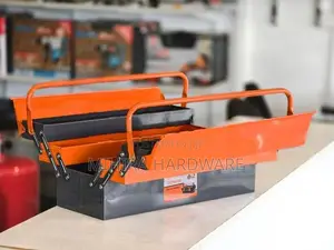 Orange & Grey BOMAO Steel 5 Trays 53 X 20 * 21cm Empty Tool Box