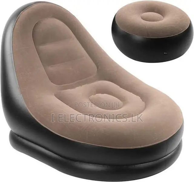 Inflatable Lounge Chair with Footrest