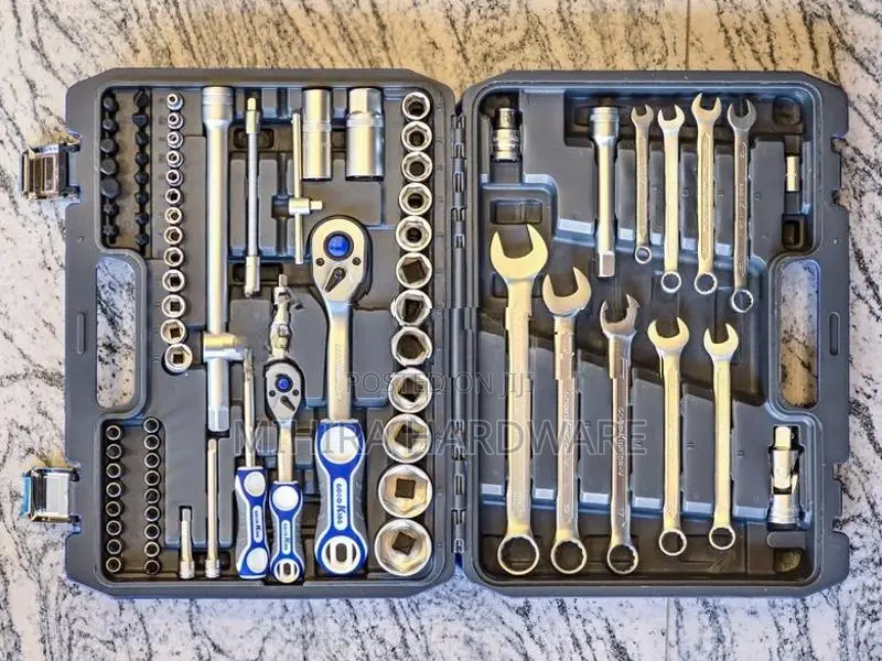 82 pcs Tool kit Good King B 10082 combination wrench key box socket se
