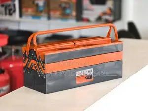 BOMAO Steel 5 Trays 53 X 20 21CM Orange & Grey Empty Tool Box
