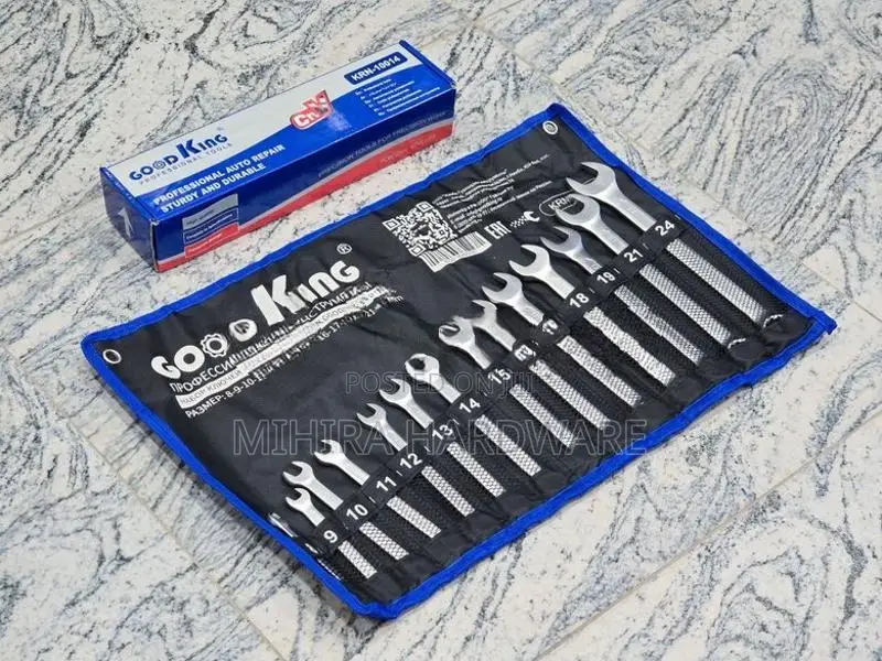 14 pcs combination wrench key set GOOD KING brand CRV tools