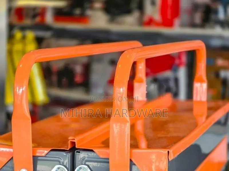 BOMAO Steel 5 Trays 53 X 20 21CM Orange & Grey Empty Tool Box