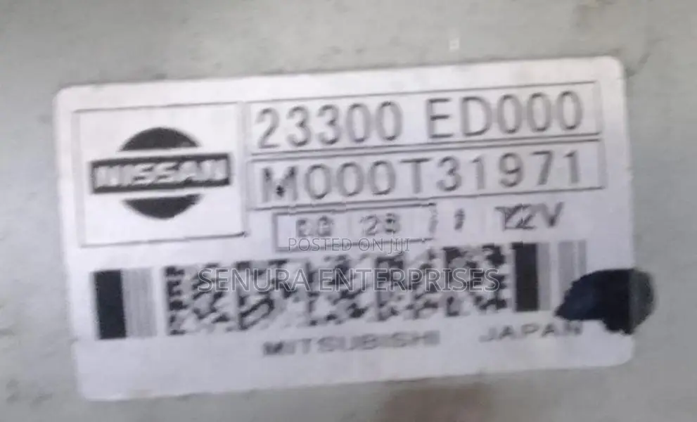 Nissan Tiida C11 Start Motor