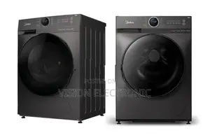 10.5/7 kg Midea Front Load Washer and Dryer - Inverter