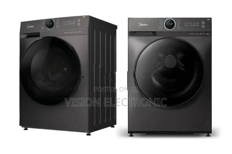 10.5/7 kg Midea Front Load Washer and Dryer - Inverter