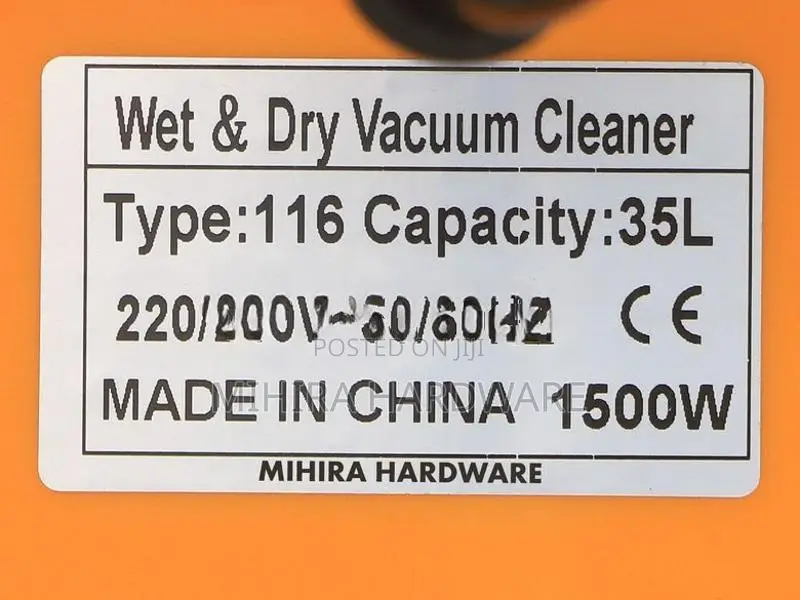 ARITA 1500 Watts 35L wet & dry vacuum cleaner machine