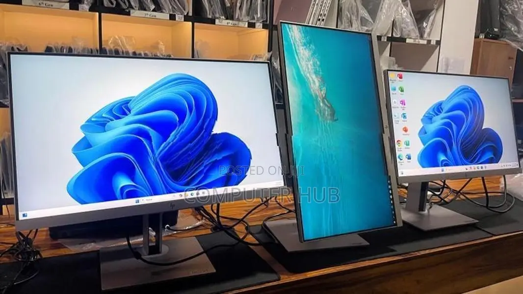 HP EliteDisplay E243 | 24" HD IPS Screen Frameless Silver Monitor