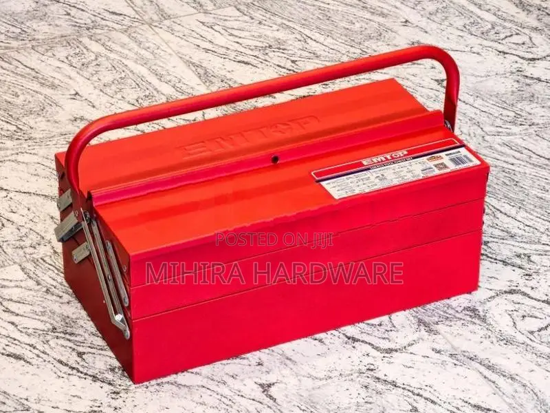 EMTOP 108 Tool box kit socket combination wrench pliers screwdriver ke