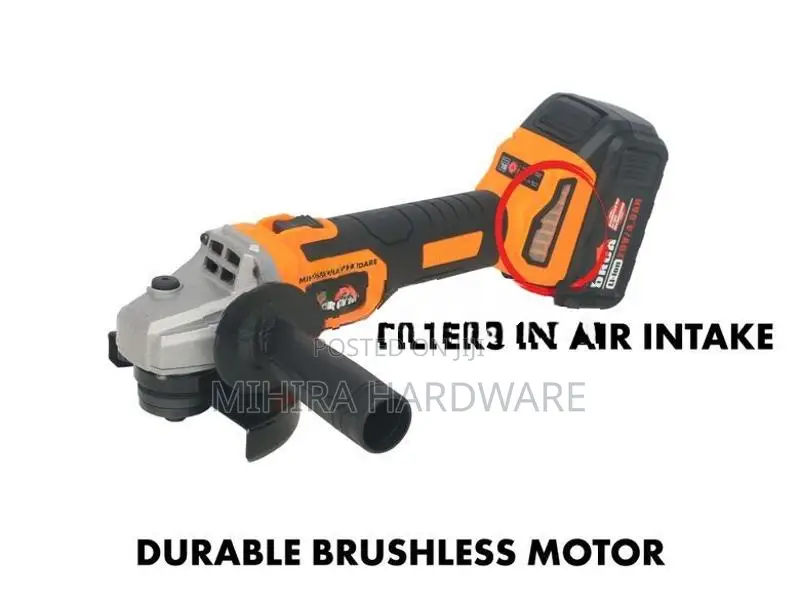 ORCA cordless 5" 4.5" battery Angle Grinder polisher 20V cord less