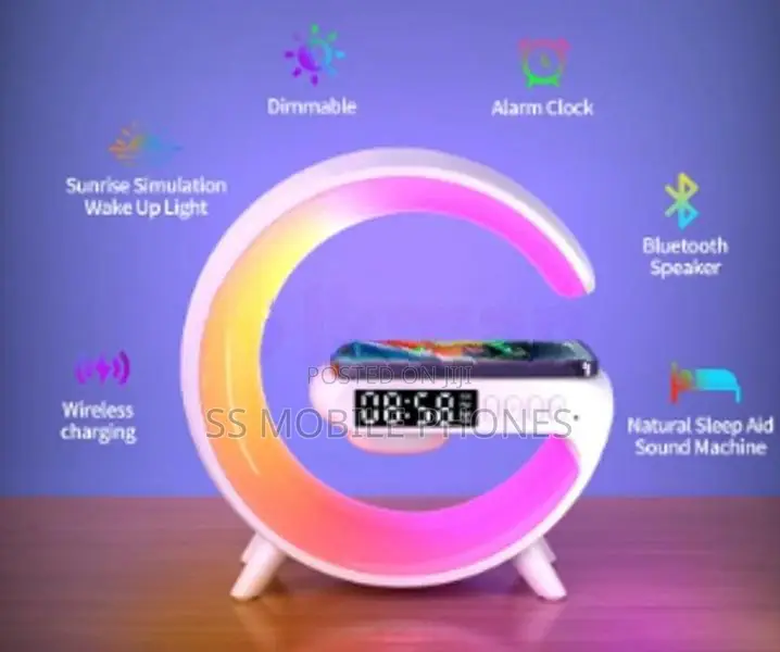 LED Smart Wake Up Light RGB Night with Wireless Speaker