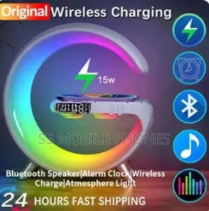 LED Smart Wake Up Light RGB Night with Wireless Speaker