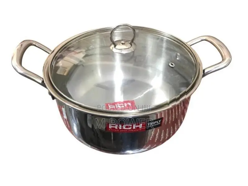 Rich Casserole with Glass Lid 24cm – (RHCR-769-24)