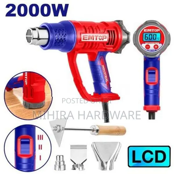 EHGN 20056 Digital display EMTOP 2000 Watts hot air heat gun machine