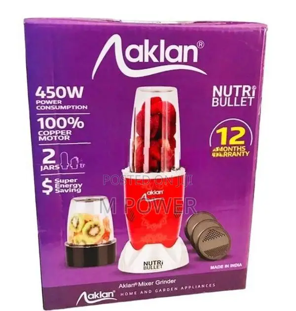 Aklan Mixer Grinder Nutri Bullet