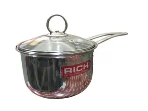 Rich Sauce Pan Tea Pot with Glass Lid 14cm – (RHSP-768-14)