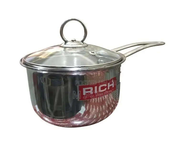Rich Sauce Pan Tea Pot with Glass Lid 14cm – (RHSP-768-14)