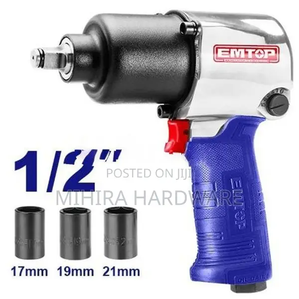 EMTOP 1/2" 610Nm Air impact wrench power tool pneumatic