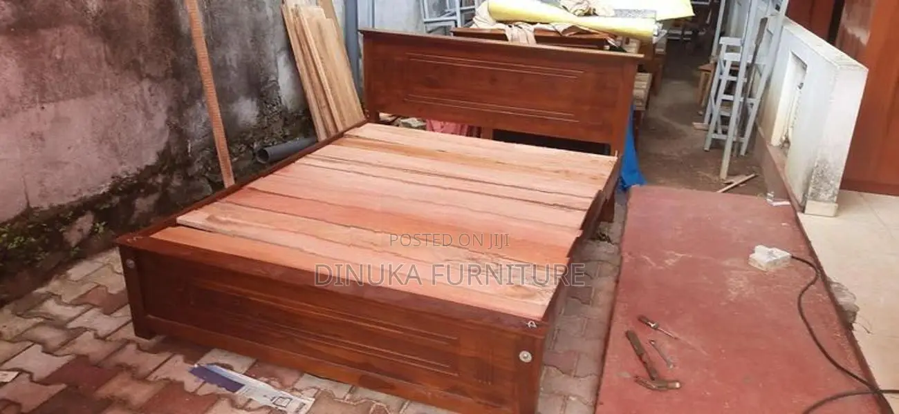 New Teak Box Bed 6ft x5ft