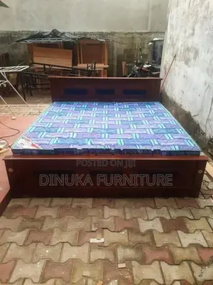 Teak Box Bed 6ft 5 Feet