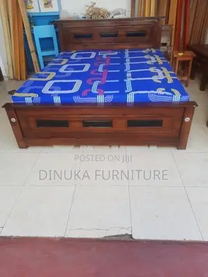 Teak Box Bed 6ft 5 Feet