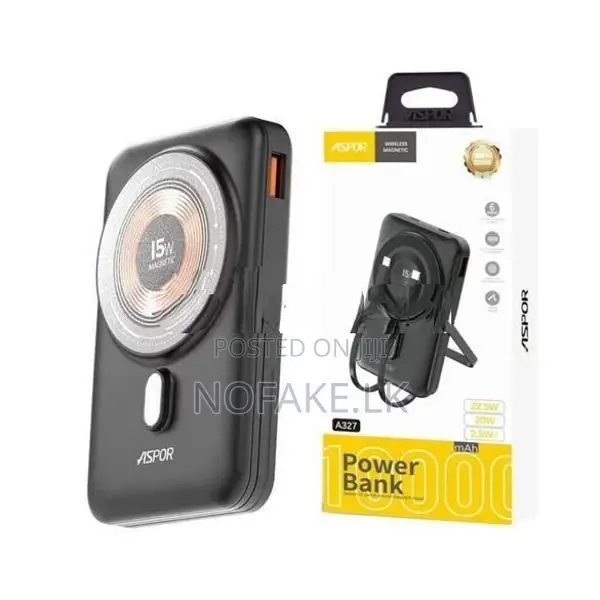 ASPOR 22.5w & 15W 10000Mah Wireless Charging Magnetic Power Bank