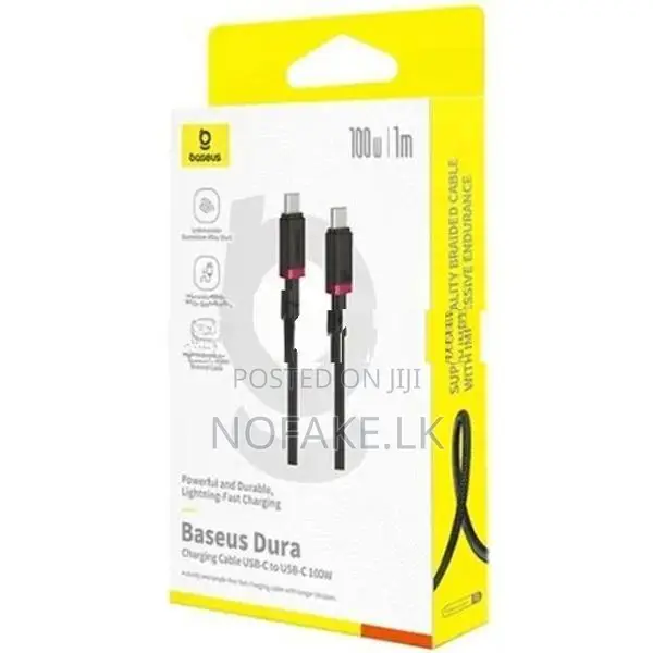 Baseus Tungsten Gold 100W USB-C to Phone Fast Charge Cable 1M