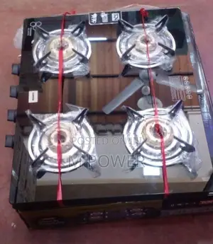 Kanvox 4 Burner Gas Cooker - Black Beauty (KGGB-401)