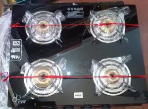 Kanvox 4 Burner Gas Cooker - Black Beauty (KGGB-401)