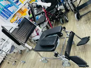 Commode Chair Castor Wheels Arm Decline