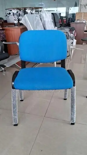 Fabric Blue Visitor Chairs