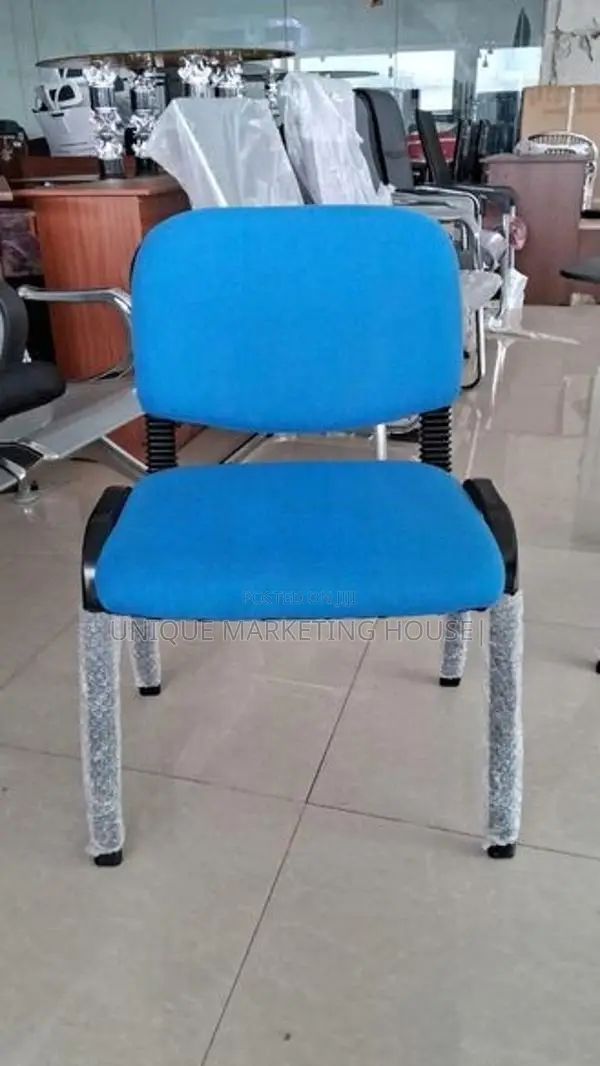 Fabric Blue Visitor Chairs