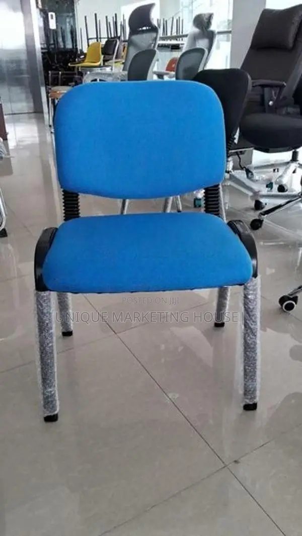 Fabric Blue Visitor Chairs