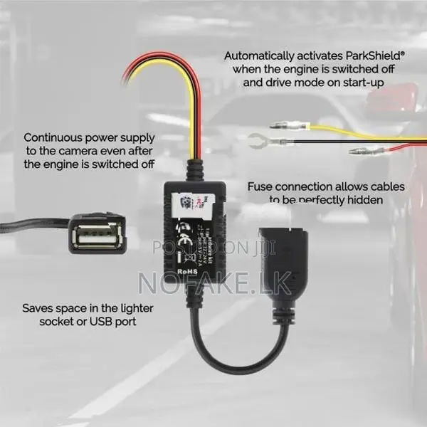 70mai Hardwire kit For Dash Cameras Always monitering