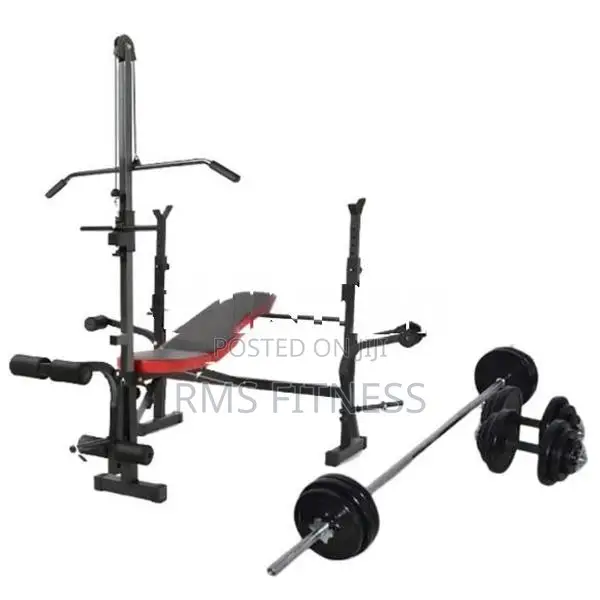 Brand New Multifunction weight Bench with full set- S11