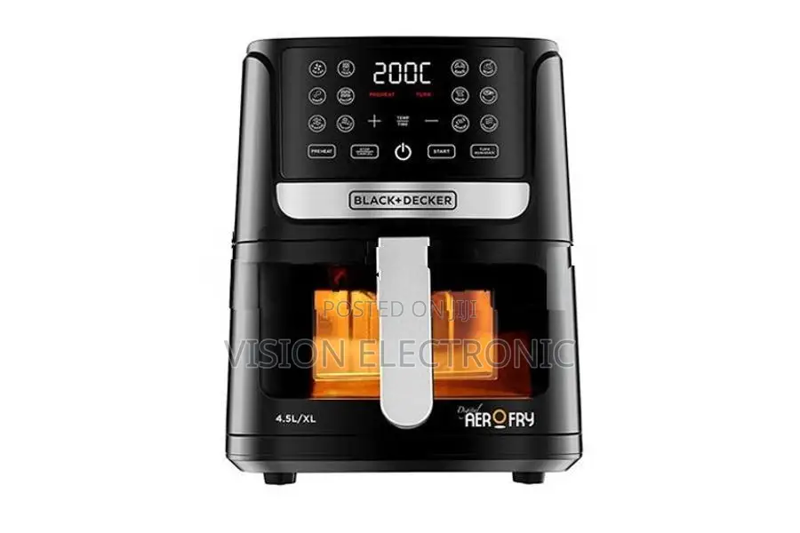BLACK & DECKER 4.5L Digital AeroFry Air Fryer (1500W)