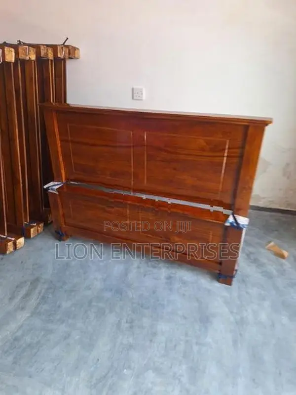Modern teak box double beds 72×48