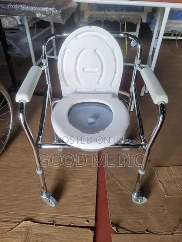 Commode Chair with Wheels
