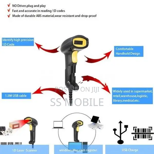 Handheld 2D Barcode Scanner
