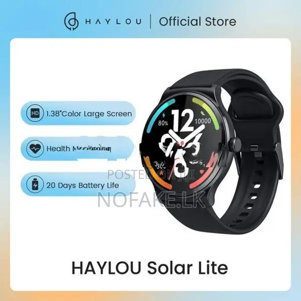 Haylou Solar Lite Smartwatch Health Tracking & Long Battery Life