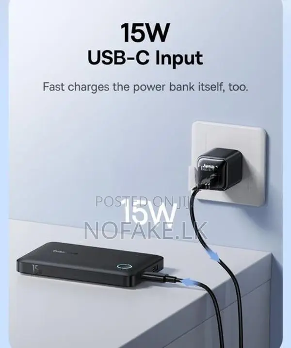 Baseus 15W 10000mah Light weight thin Power Bank