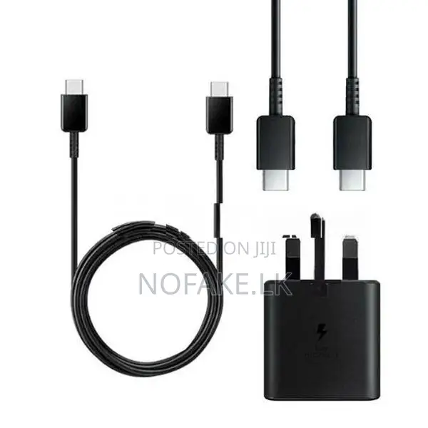 Samsung 45W Fast Charger Power Adapter With Type C Cable S24 S25 ultra