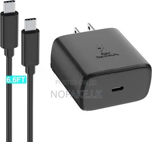 Samsung 45W Fast Charger Power Adapter With Type C Cable S24 S25 ultra