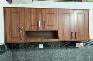 Modern 5 Ft Dark Design Pantry Cupboards