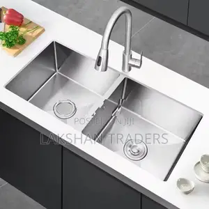 Euro Kitchen Sink Luxury Stainless Steel 82cm x 45cm