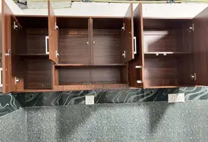 Modern 5 Ft Dark Design Pantry Cupboards