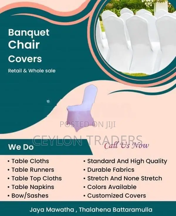Hotel chair covers for weddings