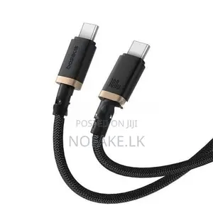 Baseus Tungsten Gold 100W USB-C to Phone Fast Charge Cable 1M